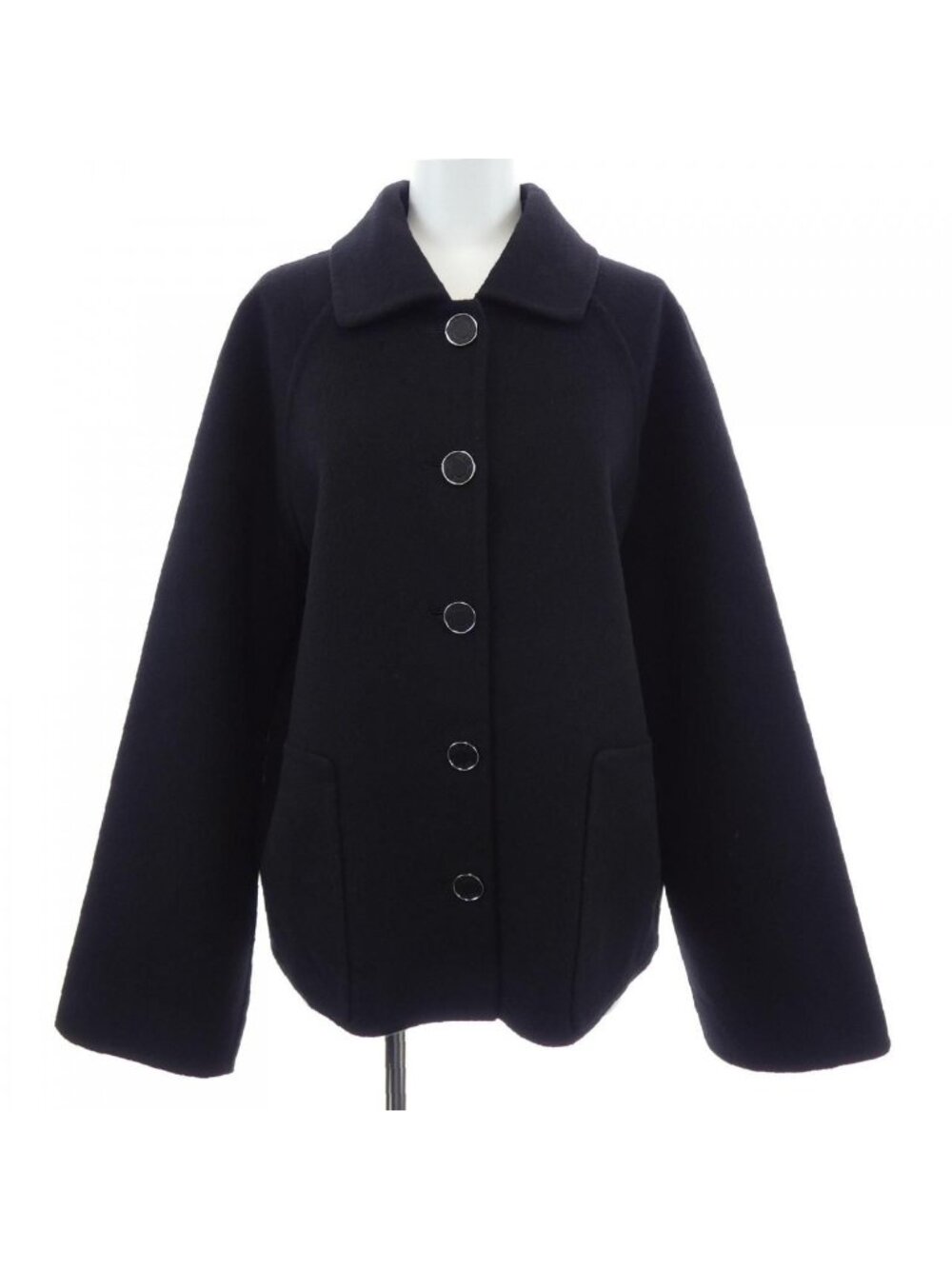 Hermes Double Face Clou de Selle Lambskin Button Jacket